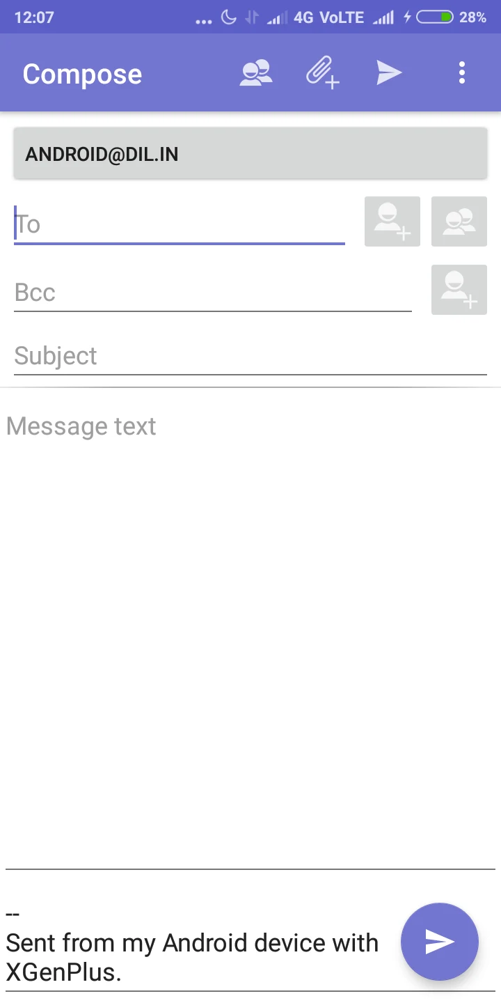 XgenPlus - Fast & Secure Email screenshot